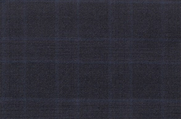 Dormeuil Fabric Blue Check 100% Wool (Ref-841013)