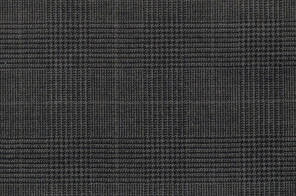 Dormeuil Fabric Grey Check 100% Wool (Ref-841019)