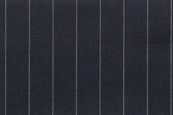 Dormeuil Fabric Navy Stripe 100% Wool (Ref-841053)