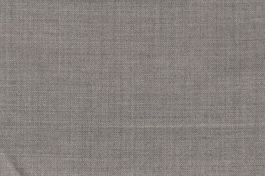 Dormeuil Fabric Grey Semi Plain 100% Wool (Ref-841054)