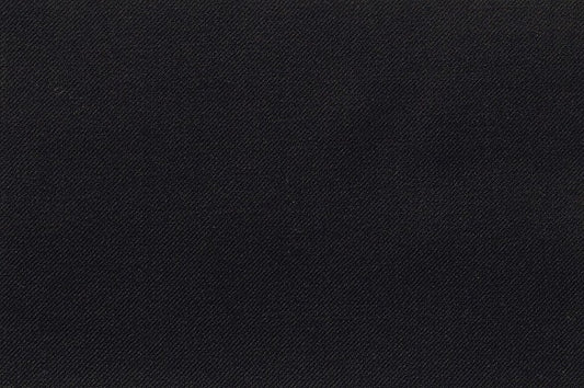 Dormeuil Fabric Black Plain 100% Wool (Ref-841063)