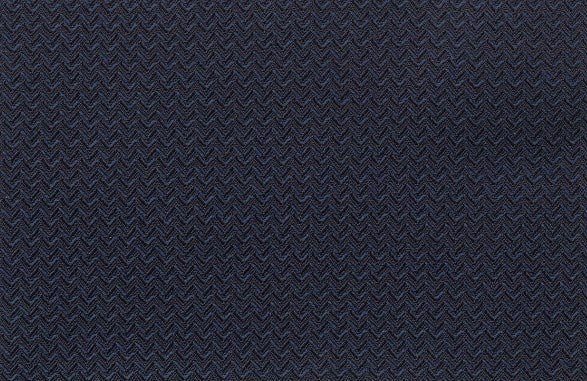 Dormeuil Fabric Navy Herringbone 100% Wool (Ref-841079)