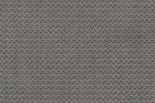 Dormeuil Fabric Black/White Herringbone 100% Wool (Ref-841085)