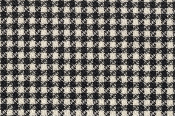 Dormeuil Fabric Black/White Check 100% Wool (Ref-841086)