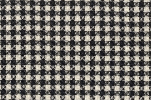 Dormeuil Fabric Black/White Check 100% Wool (Ref-841086)