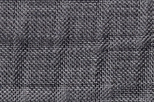 Dormeuil Fabric Blue Check 100% Wool (Ref-841091)
