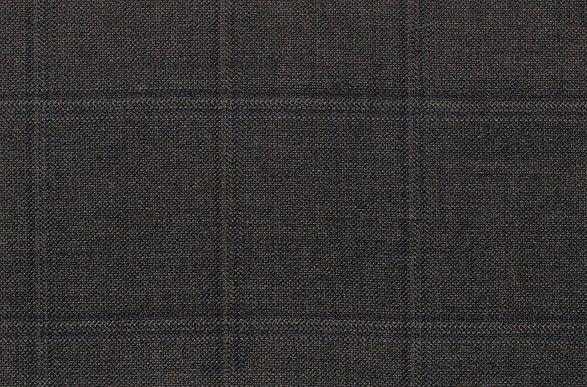 Dormeuil Fabric Grey Check 100% Wool (Ref-841096)