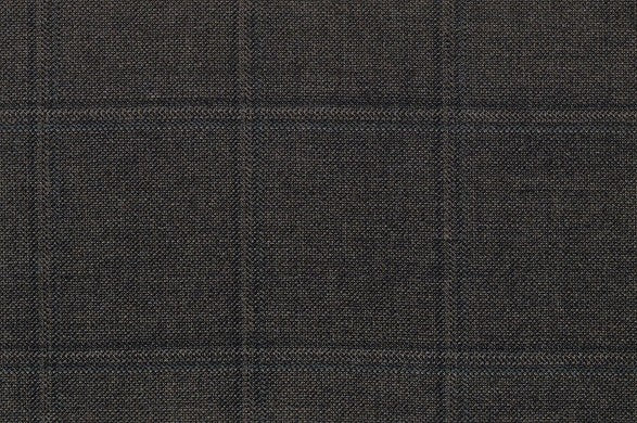 Dormeuil Fabric Grey Check 100% Wool (Ref-841096)