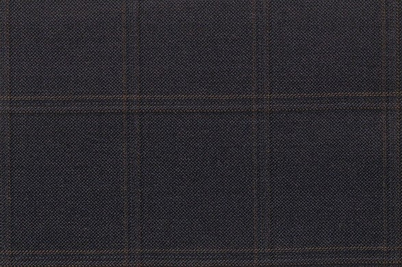 Dormeuil Fabric Navy Check 100% Wool (Ref-841097)