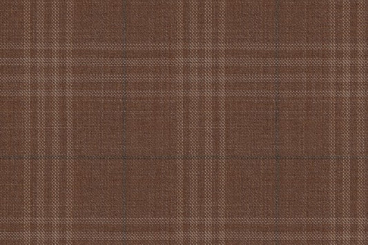 Dormeuil Fabric Beige Check 100% Wool (Ref-842001)