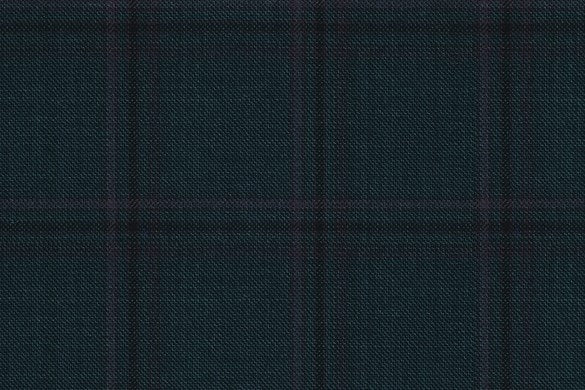 Dormeuil Fabric Green Check 100% Wool (Ref-842004)
