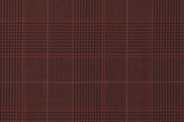 Dormeuil Fabric Burgundy Check 100% Wool (Ref-842011)