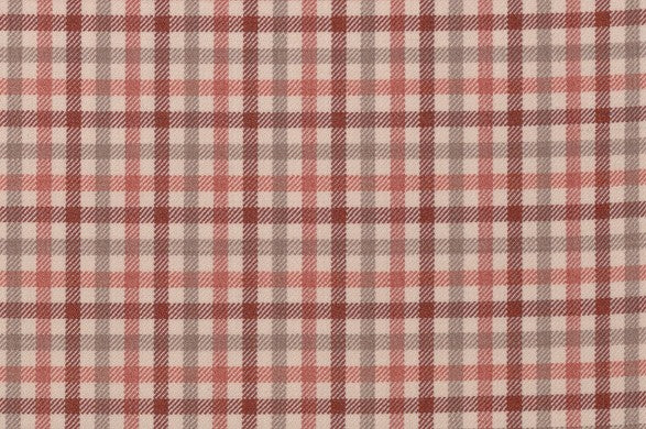 Dormeuil Fabric Red Check 100% Wool (Ref-842013)