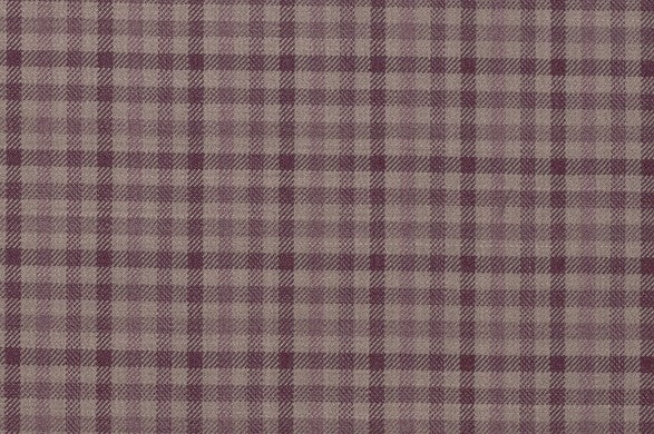 Dormeuil Fabric Purple Check 100% Wool (Ref-842014)