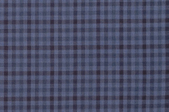 Dormeuil Fabric Blue Check 100% Wool (Ref-842018)