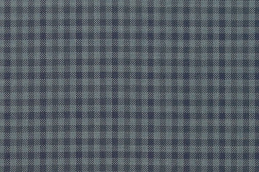 Dormeuil Fabric Green Check 100% Wool (Ref-842019)