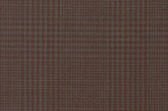 Dormeuil Fabric Brown Check 100% Wool (Ref-842021)