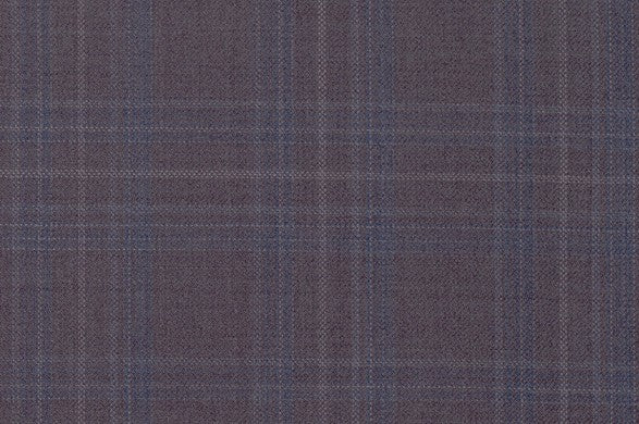 Dormeuil Fabric Blue Check 100% Wool (Ref-842026)