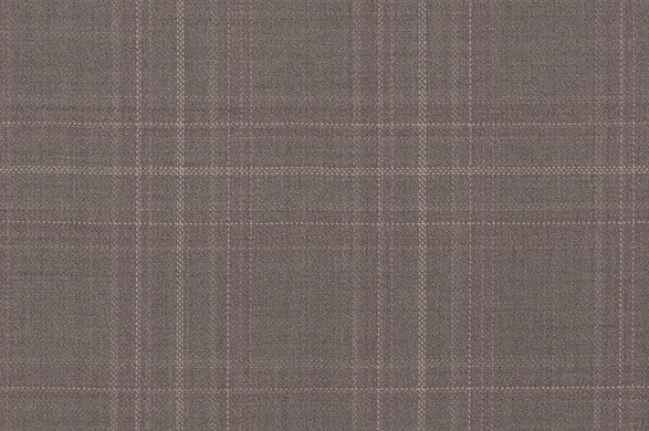 Dormeuil Fabric Grey Check 100% Wool (Ref-842027)