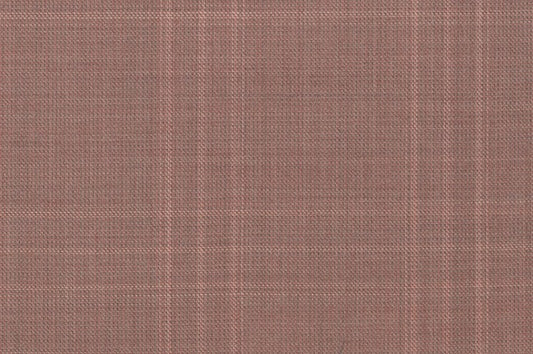 Dormeuil Fabric Red Check 100% Wool (Ref-842028)