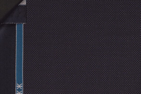 Dormeuil Fabric Navy Plain 100% Wool (Ref-842033)