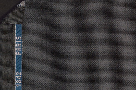 Dormeuil Fabric Green Plain 100% Wool (Ref-842034)