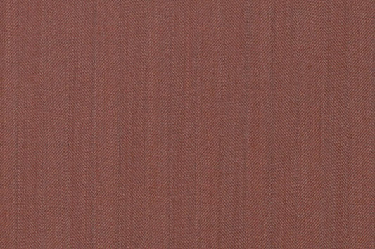 Dormeuil Fabric Red Herringbone 100% Wool (Ref-842037)