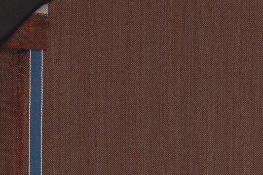 Dormeuil Fabric Purple Herringbone 100% Wool (Ref-842038)