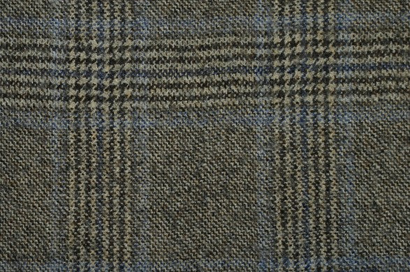 Dormeuil Fabric Beige Check 100% Wool (Ref-842200)