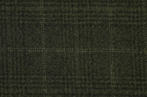 Dormeuil Fabric Green Check 100% Wool (Ref-842203)