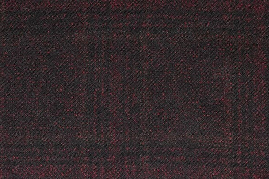 Dormeuil Fabric Red Check 100% Wool (Ref-842205)