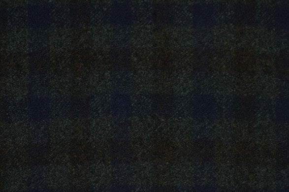 Dormeuil Fabric Green Check 100% Wool (Ref-842210)