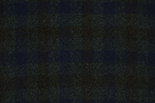 Dormeuil Fabric Green Check 100% Wool (Ref-842210)