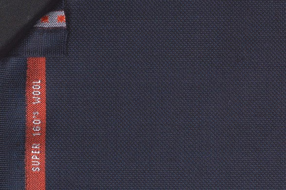 Dormeuil Fabric Navy Birdseye 100% Wool (Ref-843223)