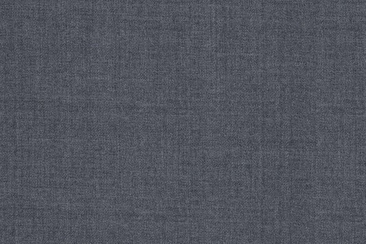 Dormeuil Fabric Grey Plain 100% Wool (Ref-843235)