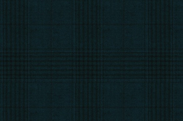Dormeuil Fabric Green Check 100% Wool (Ref-843434)