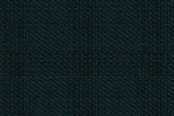 Dormeuil Fabric Green Check 100% Wool (Ref-843434)