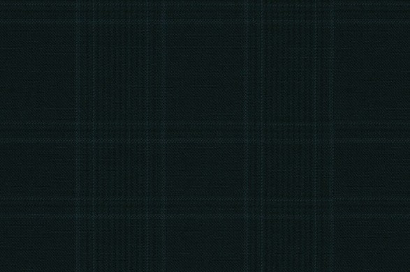 Dormeuil Fabric Green Check 100% Wool (Ref-843446)