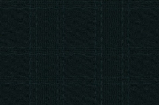 Dormeuil Fabric Green Check 100% Wool (Ref-843446)