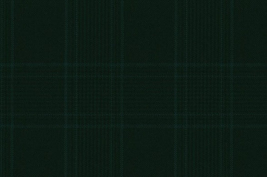 Dormeuil Fabric Green Check 100% Wool (Ref-843447)