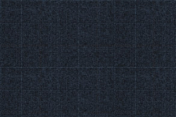 Dormeuil Fabric Blue Check 100% Wool (Ref-843449)