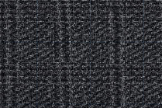 Dormeuil Fabric Grey Check 100% Wool (Ref-843450)