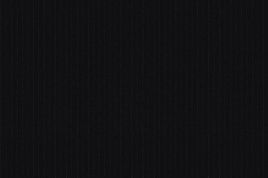 Dormeuil Fabric Black Stripe 100% Wool (Ref-843455)