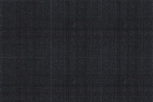 Dormeuil Fabric Grey Check 100% Wool (Ref-843459)