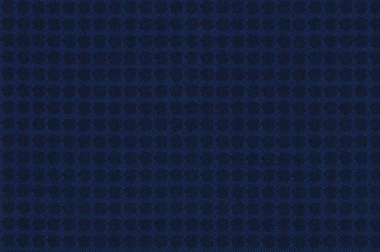 Dormeuil Fabric Blue Semi Plain 100% Wool (Ref-843461)