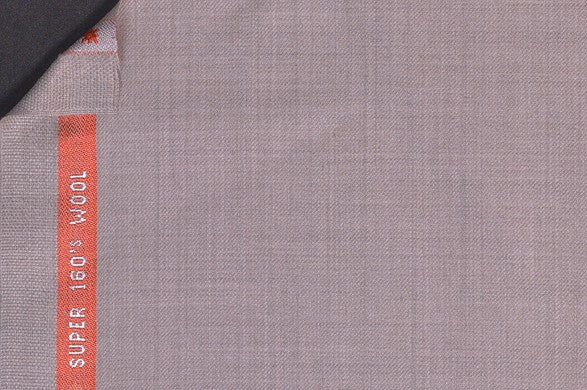 Dormeuil Fabric Beige Plain 100% Wool (Ref-843466)