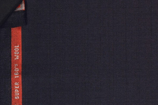 Dormeuil Fabric Navy Herringbone 100% Wool (Ref-843468)