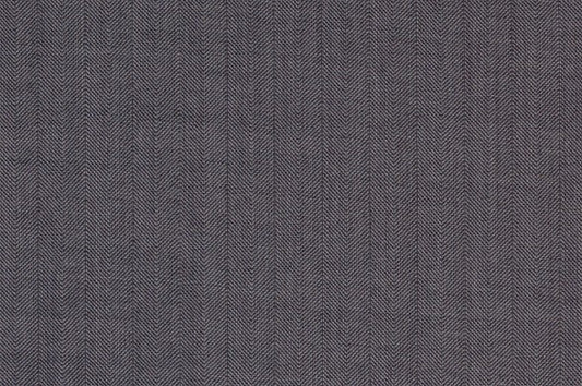 Dormeuil Fabric Grey Herringbone 100% Wool (Ref-843470)