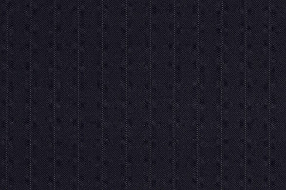Dormeuil Fabric Navy Stripe 100% Wool (Ref-843474)