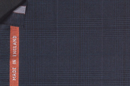 Dormeuil Fabric Green Check 100% Wool (Ref-843479)